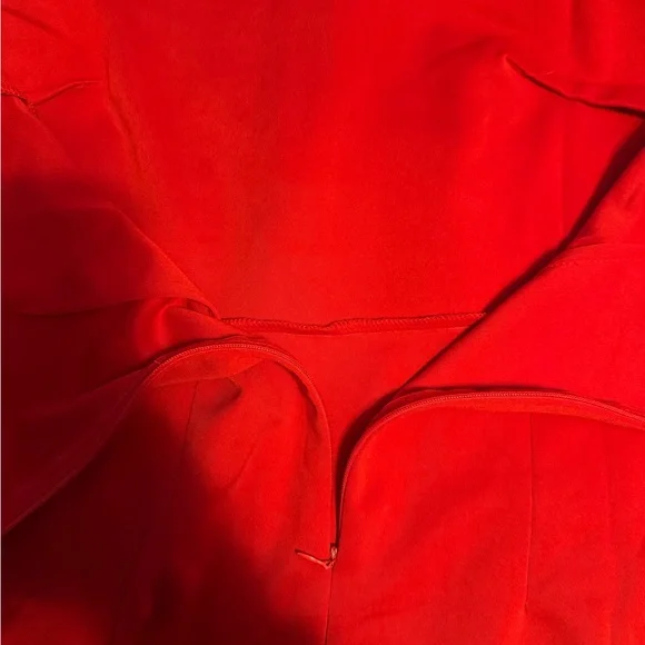 Elegant Red Mini Dress - Picture 6 of 6